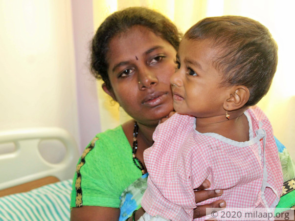 Helpless Mother Is Struggling To Save Her 2-Year-Old From Cancer