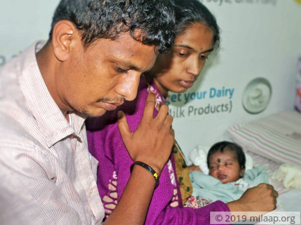Bhagyamma's baby will succumb to a fatal infection without urgent help