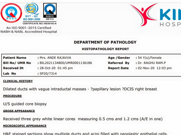 Help My Mother Ande Rajjava Cure Breast Tumor