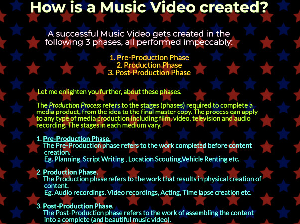 Please help a College Student create an awesome Hindi Music Video!