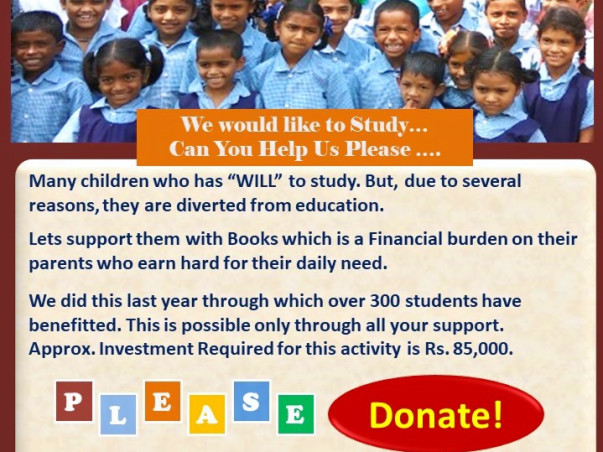 Help Children from Poor Family Background with Books & Stationary