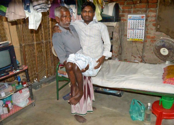 Help to Thiyagu... Affected by Rheumatoid Arthritis, he can't walk now