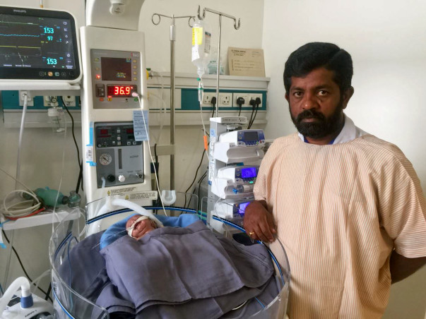 Chandrakala's new born baby in the ICU needs our help