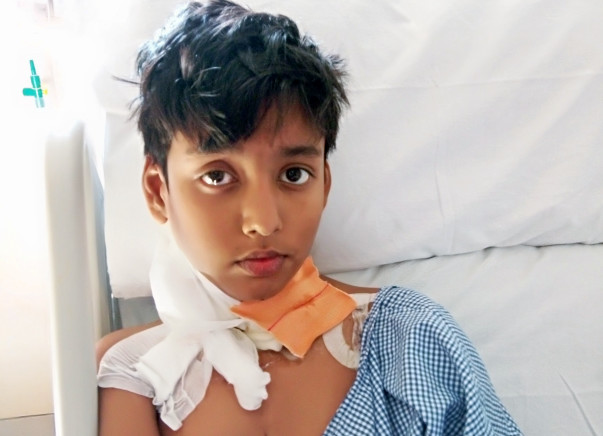 This 11-Year-Old Cannot Eat or Breathe Properly Due To His Tumour