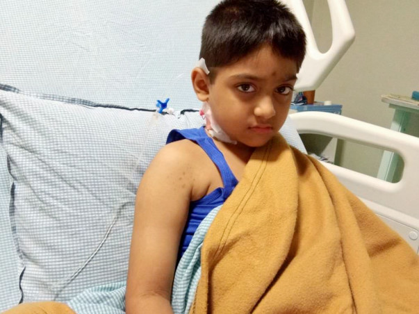 Help 6-year-old Shajieth fight cancer for the second time