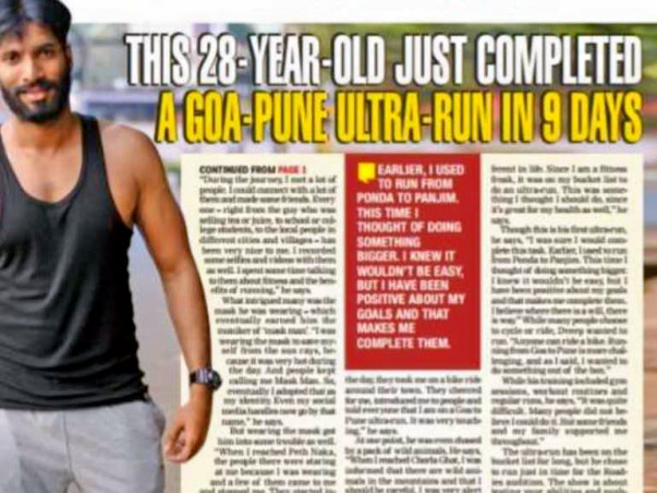 Help Dveep Run From Goa to Delhi Against Child Abuse And Rapes.
