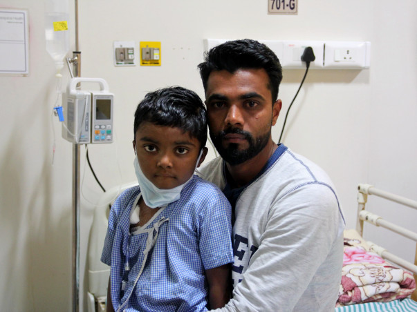 At just the age of 5 Rihan has been suffering in pain due to cancer
