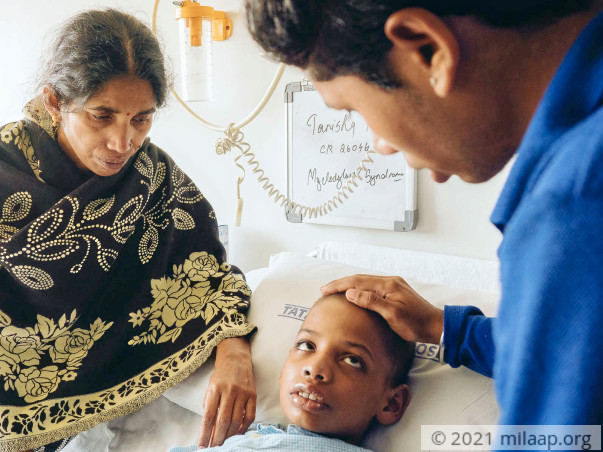 Widowed Mother Struggles To Save Son From Brain Haemorrhage