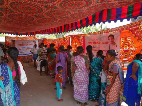 Medical camp for Kerala flood victims