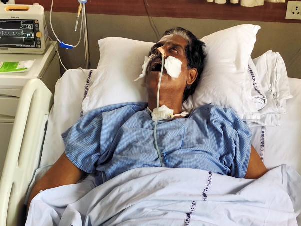 Help My Father Fight Brain Infection.
