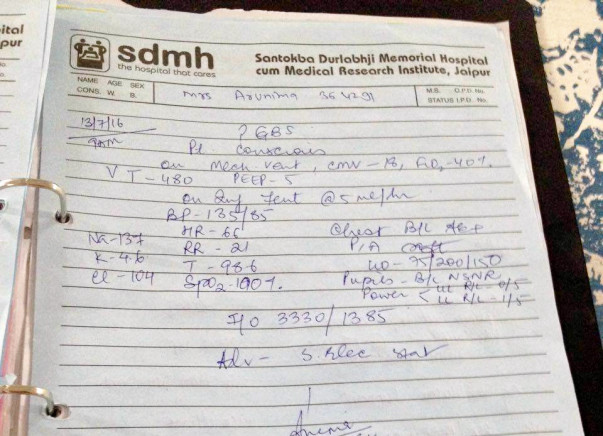 Arunima fighting with Guillain-Barré Syndrome (GBS)