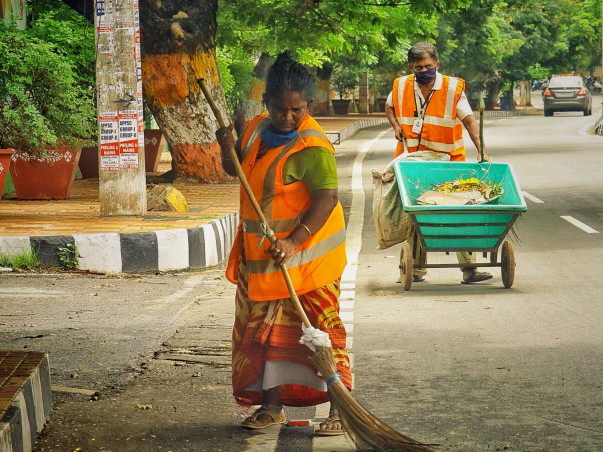 Providing COVID relief to sanitary workers and waste pickers
