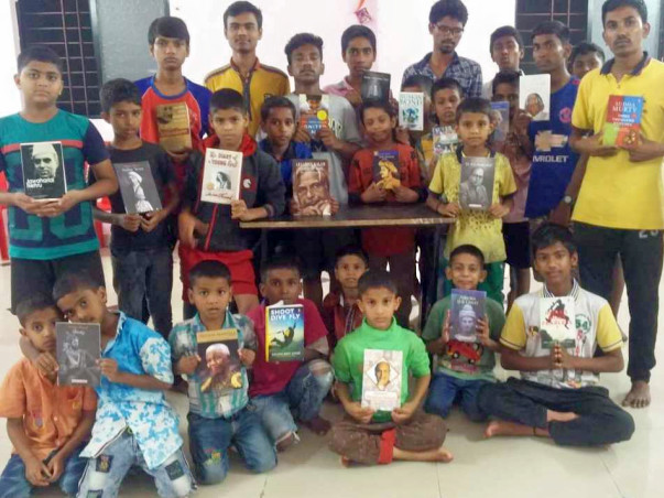 They deserve celebrations too. Durga Pujo with Ashram Kids.