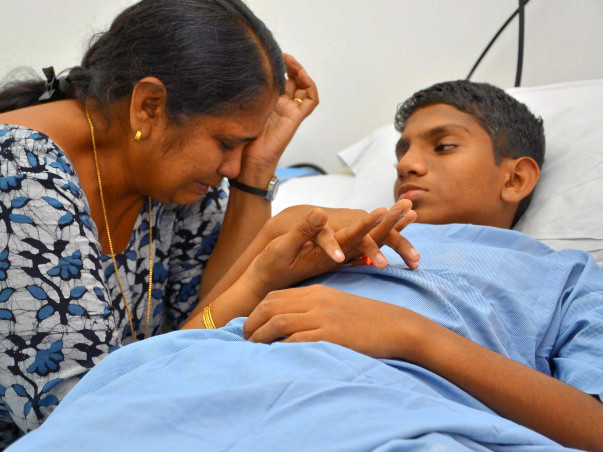 Mother Struggles All Alone To Save Her Son From Dying