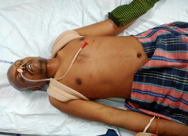 Help Sreenivasu get treated for his road accident.