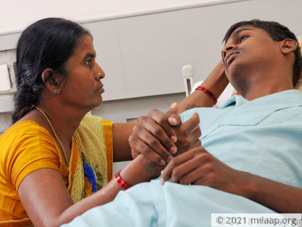 Help Anil kumar to undergo his treatment