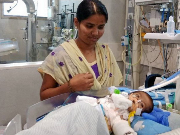Help Pavithra's new-born baby fight a severe heart disease