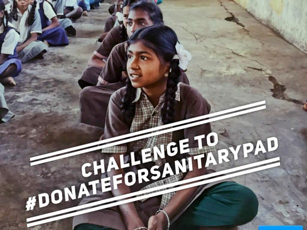 Donate for sanitary pads