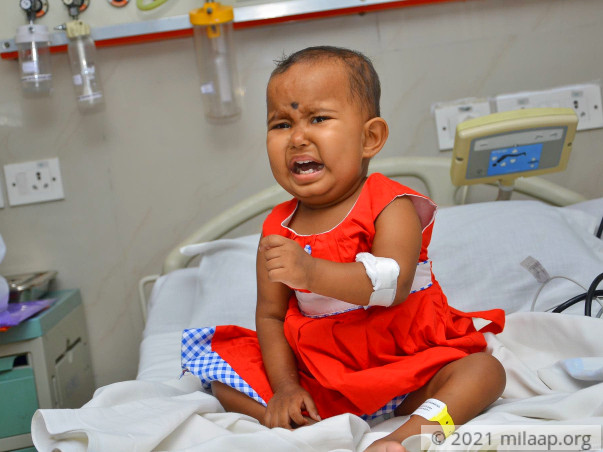 1-year-old Darshika will succumb to cancer without help