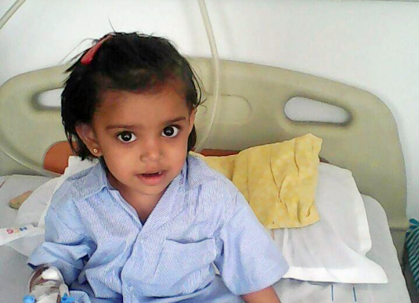 2-year-old Mitakshi's Father Has Promised To Save Her From Cancer