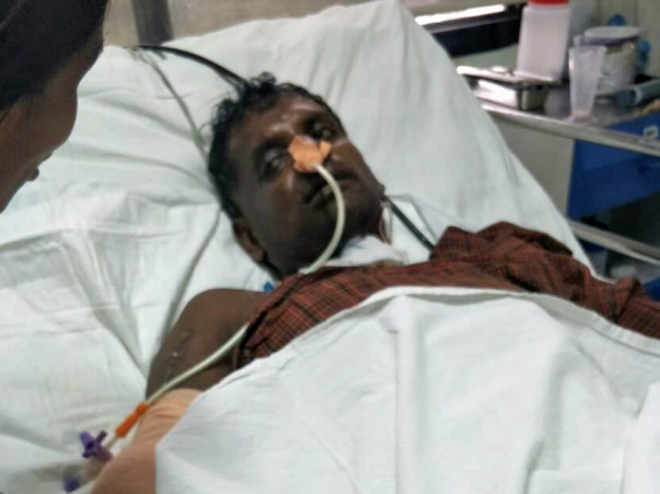 Nataraj met with an accident and is now suffering from internal damage
