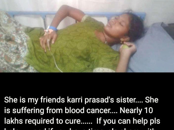 Help Revathi Fight With Cancer