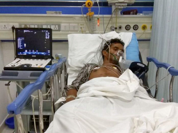 This Father Of Two Is Suffering Severe Chest Pain