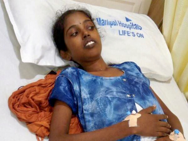 18-year-old Hampi Priya is fighting cancer for the second time