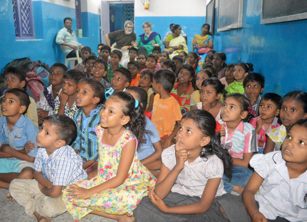 Free After school tuition centres for slum children in North Chennai