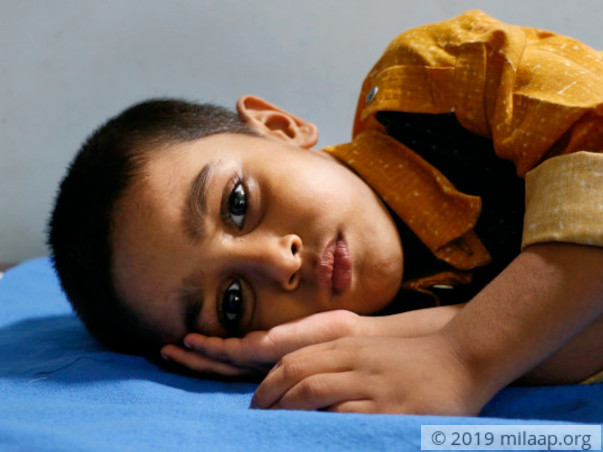 4-year-old Zohair needs an urgent heart surgery to live