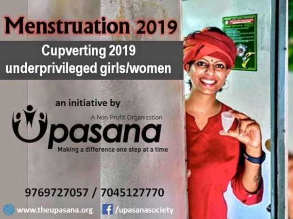 Menstrual Cups for 2019 underprivileged girls/women