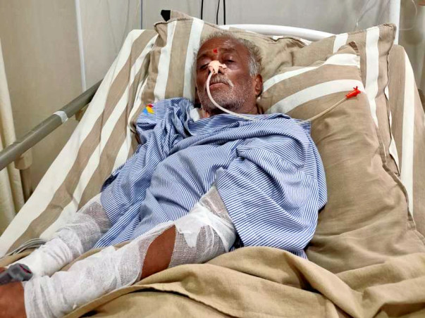 Nanjunde Is Struggling With Brain Stroke And Lungs Issue. Help Him