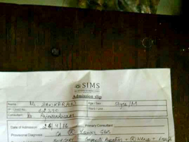 Need Money For a Cancer Patient Immediate Surgery