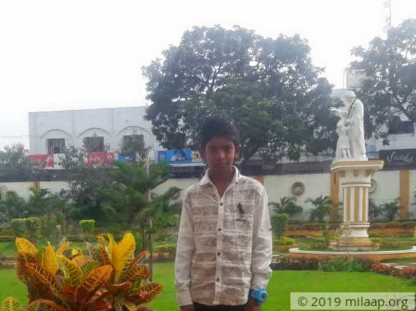 Master Sagar Saloman Reddy needs your help!