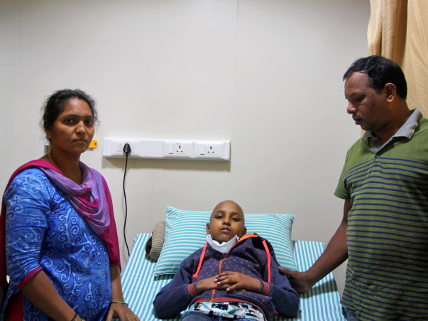 At the age of just 11 Ashritha is forced to fight cancer