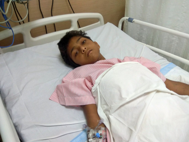 12-year-old Jutur met with a severe road accident and needs our help