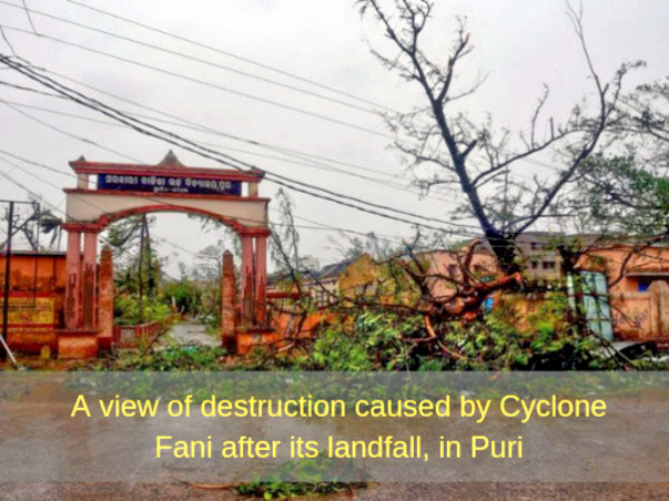 Help To Recover Odisha From The Effects Of Cyclone FANI