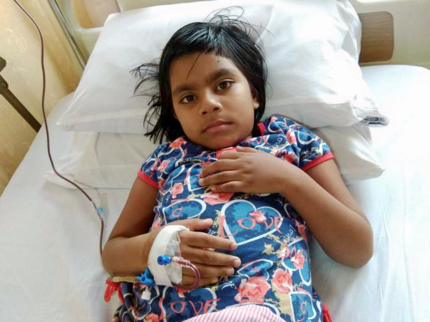 Please save Aishika as she is suffering from beta thalassemia