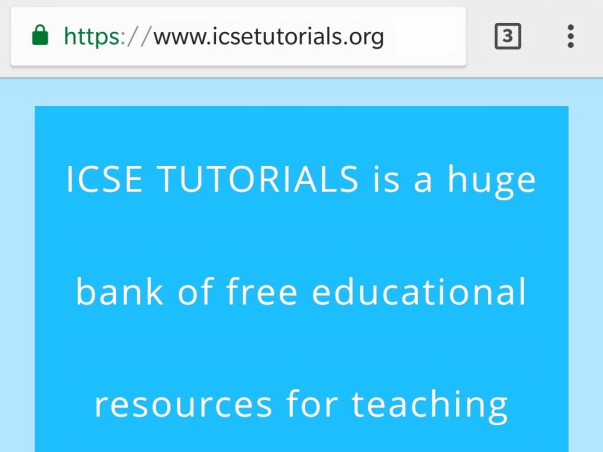 Free materials for 9 and 10 ICSE students