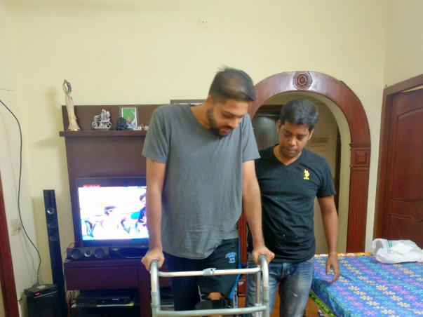 Help Satish for his physiotherapy treatment