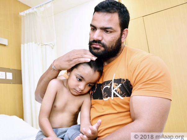 Gym trainer desperately struggling to save his 4-year-old