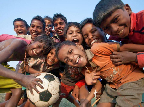 Slum Kids Play Their First International Friendly Match in Spain