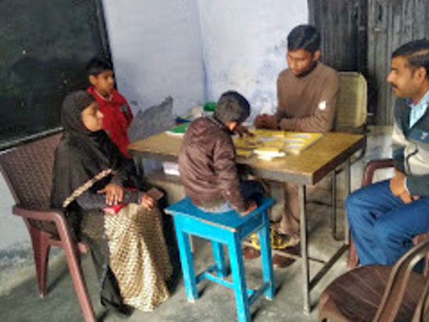 Education for poor child and physically challenged child.