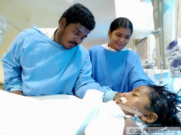 Help Upanya who is in a critical state in the ICU