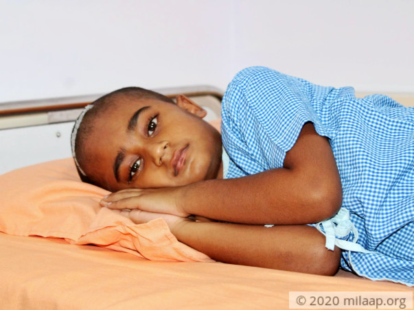 9-Year-Old Is Unable To Even Eat Because Of A Painful Brain Tumour