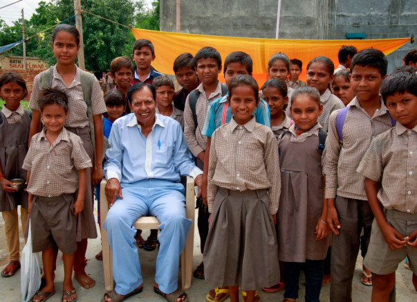 Help this 70-year-old engineer build a roof for 600 children