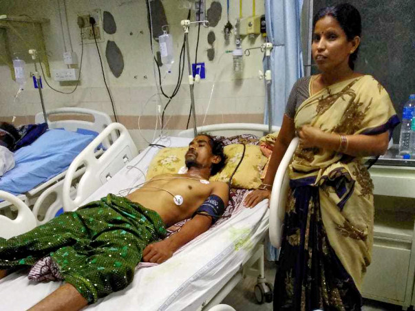 My 16-year-old brother works as a labourer to save our dying father