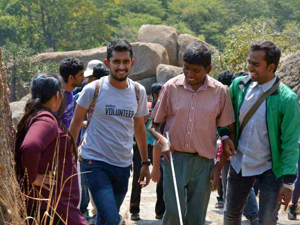 Community wants to take Visually Impaired for a trek