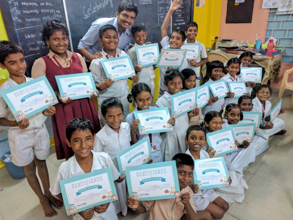 Support and share the dreams of IV A Inventors at CMS MGR Nagar!