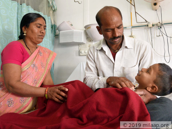 Help Master Krushna Rambhau Khandekar to fight disease